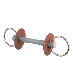 Wędzidło zwykłe Beris - proste 18 mm z kółkami 7,5 cm