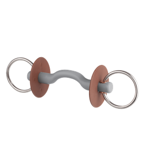 Wędzidło zwykłe Beris - językowe 18 mm z kółkami 6 cm