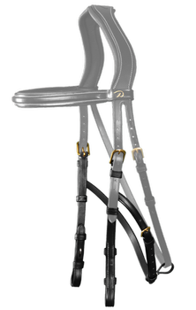 Paski policzkowe do hackamore Dy'on D Collection DY03D