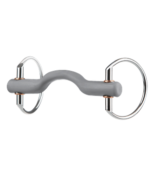 Wędzidło oliwkowe Beris - językowe 18 mm