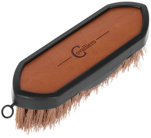Szczotka z długim włosiem do czyszczenia konia Covalliero Deluxe Mini