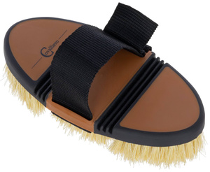 Szczotka do czyszczenia konia Covalliero Flex Natur Bristles