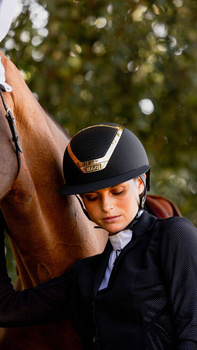 Kask z szerokim daszkiem KASK Star Lady Chrome