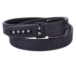 Skórzany pasek do spodni QHP Shimmer