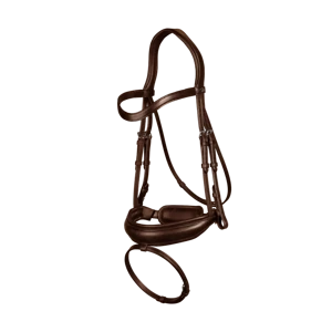 Ogłowie z nachrapnikiem szwedzkim Dy'on Dressage Collection NEDCAM