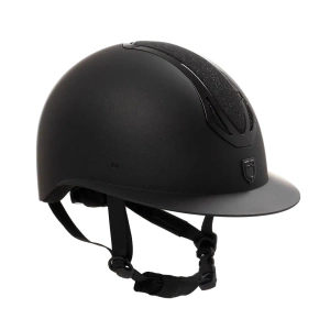 Kask jeździecki z szerokim daszkiem Equestro Azael Stone