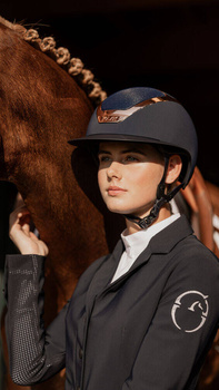 Kask z szerokim daszkiem KASK Star Lady Chrome