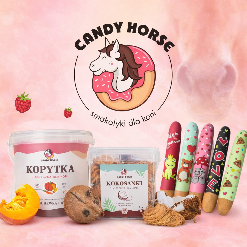 Candy Horse – polska marka smakołyków dla koni, która wyróżnia się formą i stylem