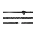 Wodze skórzane plecione Dy'on New English Collection NE05Q