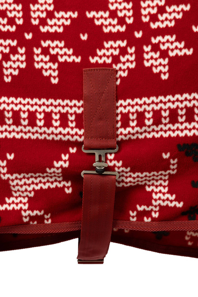 Derka polarowa z kapturem Horze Christmas