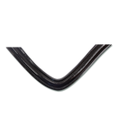 Ogłowie z nachrapnikiem szwedzkim Waldhausen S-Line Blackshine