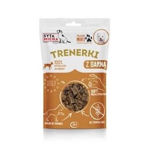 Smaczki dla psa z sarną Syta Micha Trenerki 80g