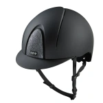 Kask jeździecki KEP Italia Smart Nova Textile Black Star Silver