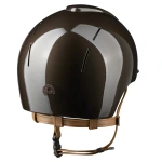 Kask jeździecki KEP Italia Smart Nova Polish Brown/Beige Star Brown