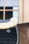 Podkładka pod siodło z futrem syntetycznym Kentucky Horsewear Sheepskin Half Pad Absorb