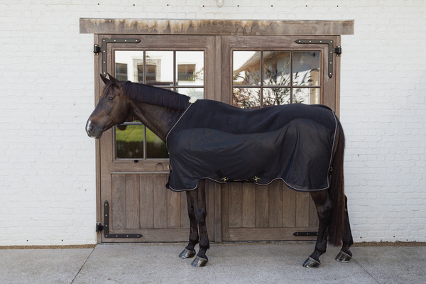 Derka polarowo-siatkowa Kentucky Horsewear Fleece Mesh Cooler Combo