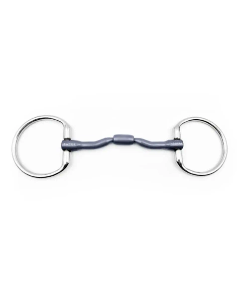 Wędzidło oliwkowe FAGER Nina Titanium - podwójnie łamane