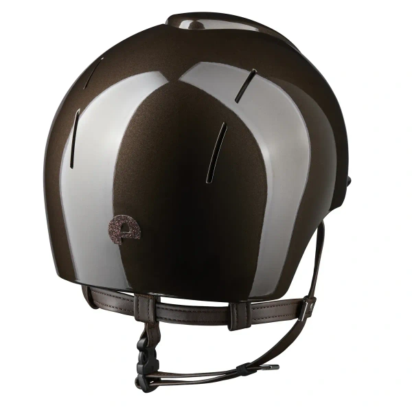 Kask jeździecki KEP Italia Smart Nova Polish Brown Star Brown