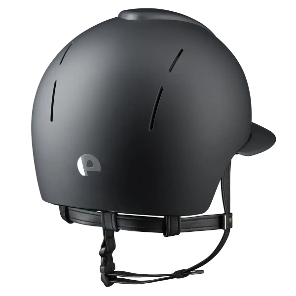 Kask jeździecki z szerokim daszkiem KEP Italia Smart Nova Textile Black