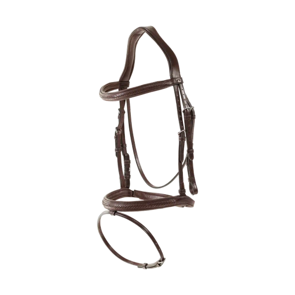 Ogłowie z nachrapnikiem kombinowanym Dy'on New English Collection NEAOAK