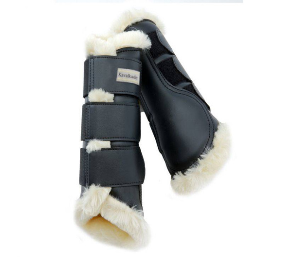 Ochraniacze ujeżdżeniowe z futrem Kavalkade Show