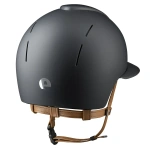 Kask jeździecki z szerokim daszkiem KEP Italia Smart Nova Textile Black/Beige