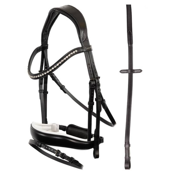 Ogłowie anatomiczne z nachrapnikiem szwedzkim ANKY® Pullback