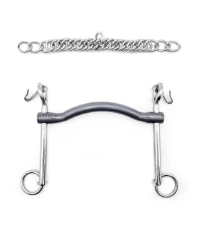 Munsztuk FAGER Charlotte Titanium  - sztanga z portem językowym