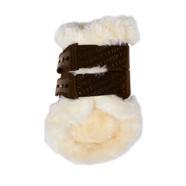 Ochraniacze tylne z futrem Kentucky Horsewear Vegan Sheepskin Elastic