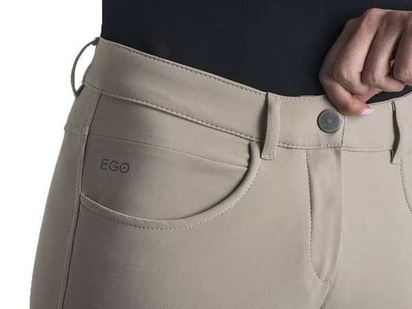 Bryczesy damskie z kolanowym lejem silikonowym EGO7 EJ