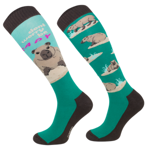 Podkolanówki jeździeckie Comodo Funny Design - Kapibara