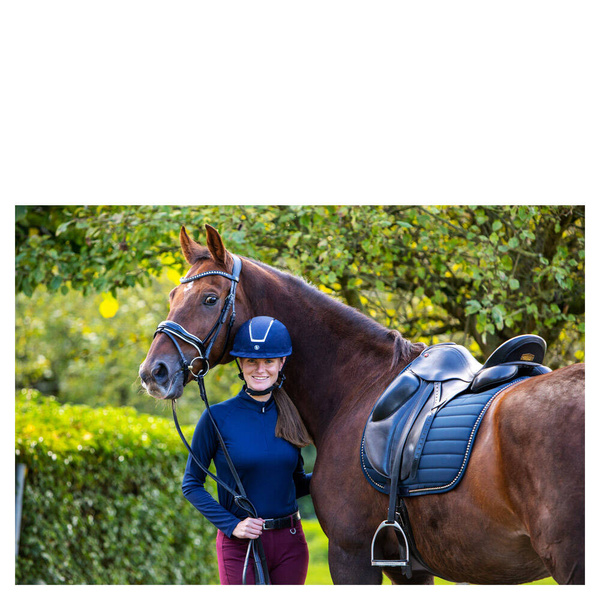 Kask z szerokim daszkiem BR Omega Microfiber Glitter