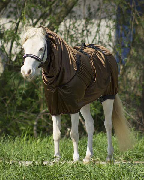 Derka przeciw owadom z kapturem QHP Eczema