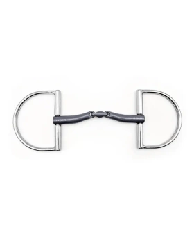 Wędzidło D-ring FAGER Maria Titanium - podwójnie łamane