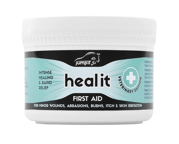 Maść gojąca na rany, otarcia i podrażnienia skóry koni Jump It Heal it