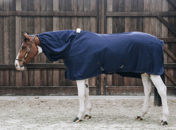 Kaptur osuszający dla konia Kentucky Horsewear Cooler Fleece Horse Scarf
