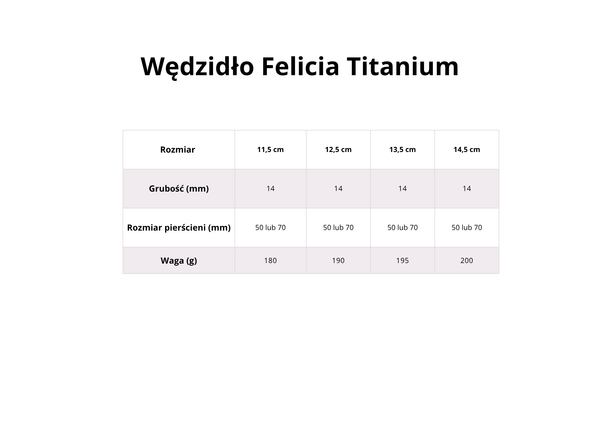 Munsztuk FAGER Felicia Titanium - sztanga z portem językowym