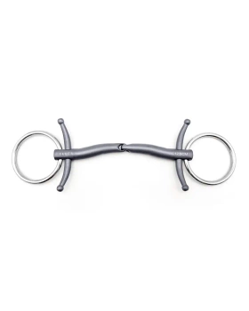 Wędzidło zwykłe z krótkimi wąsami FAGER Greta Titanium - pojedynczo łamane