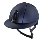 Kask jeździecki z szerokim daszkiem KEP Italia Cromo 2.0 Blue Matt