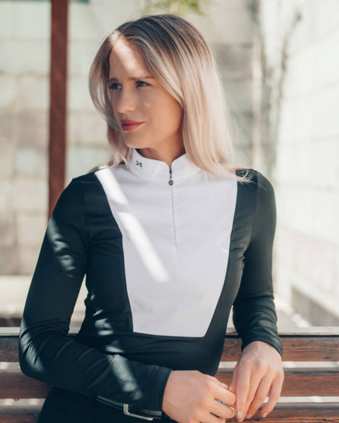 Koszula konkursowa z długim rękawem FAGER Sanna