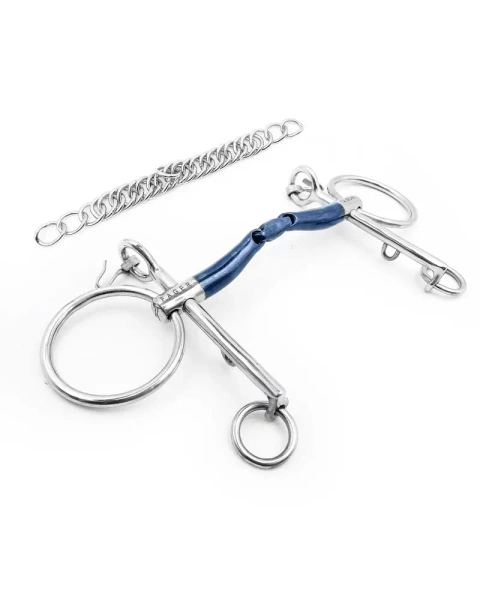 Pelham FAGER Marcus Show Sweet Iron - podwójnie łamany