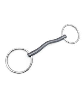 Wędzidło zwykłe FAGER Sara Titanium - sztanga z portem językowym