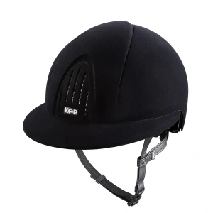 Kask jeździecki z szerokim daszkiem KEP Italia Smart Nova Black Velvet