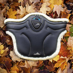 Popręg z fartuchem i futrem eQuick ES jumping Stud Girth Fluffy