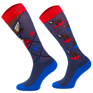 Podkolanówki jeździeckie Comodo Funny Design - Osioł