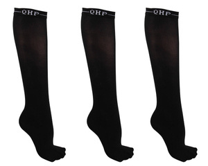 Podkolanówki jeździeckie QHP Show socks 3-pak