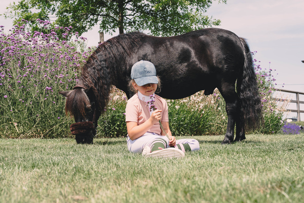Czapka z daszkiem Kentucky Horsewear Velvet - dziecięca