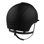 Kask jeździecki KEP Italia Cromo 2.0 Black Textile Chrome Grille