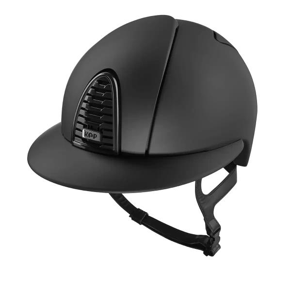 Kask jeździecki z szerokim daszkiem KEP Italia Cromo 2.0 Black Matt