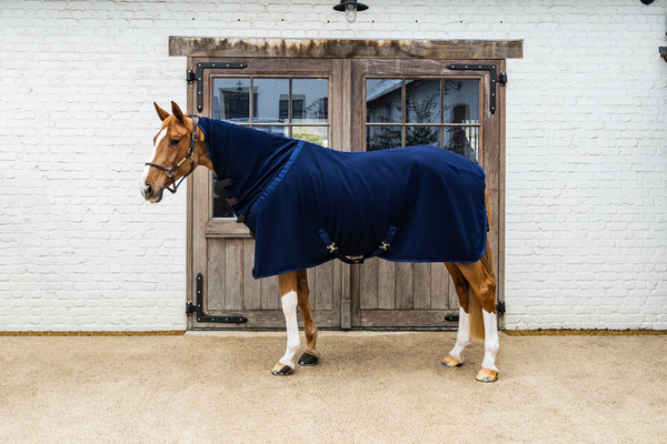 Derka polarowa z kapturem Kentucky Horsewear Fleece Rug with Neck